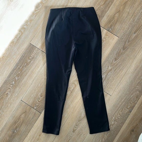 Reiss Side Zip Nancy Slim Tapered Flat Front Ankle Zip Pants - Picture 8 of 10